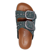 Sayge Studded Suede Footbed Sandal