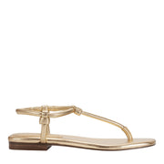 Maycee Thong Flat Leather Sandal