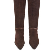 Tayla Block Heel Leather Boot