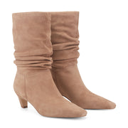 Dalores Leather Slouch Bootie