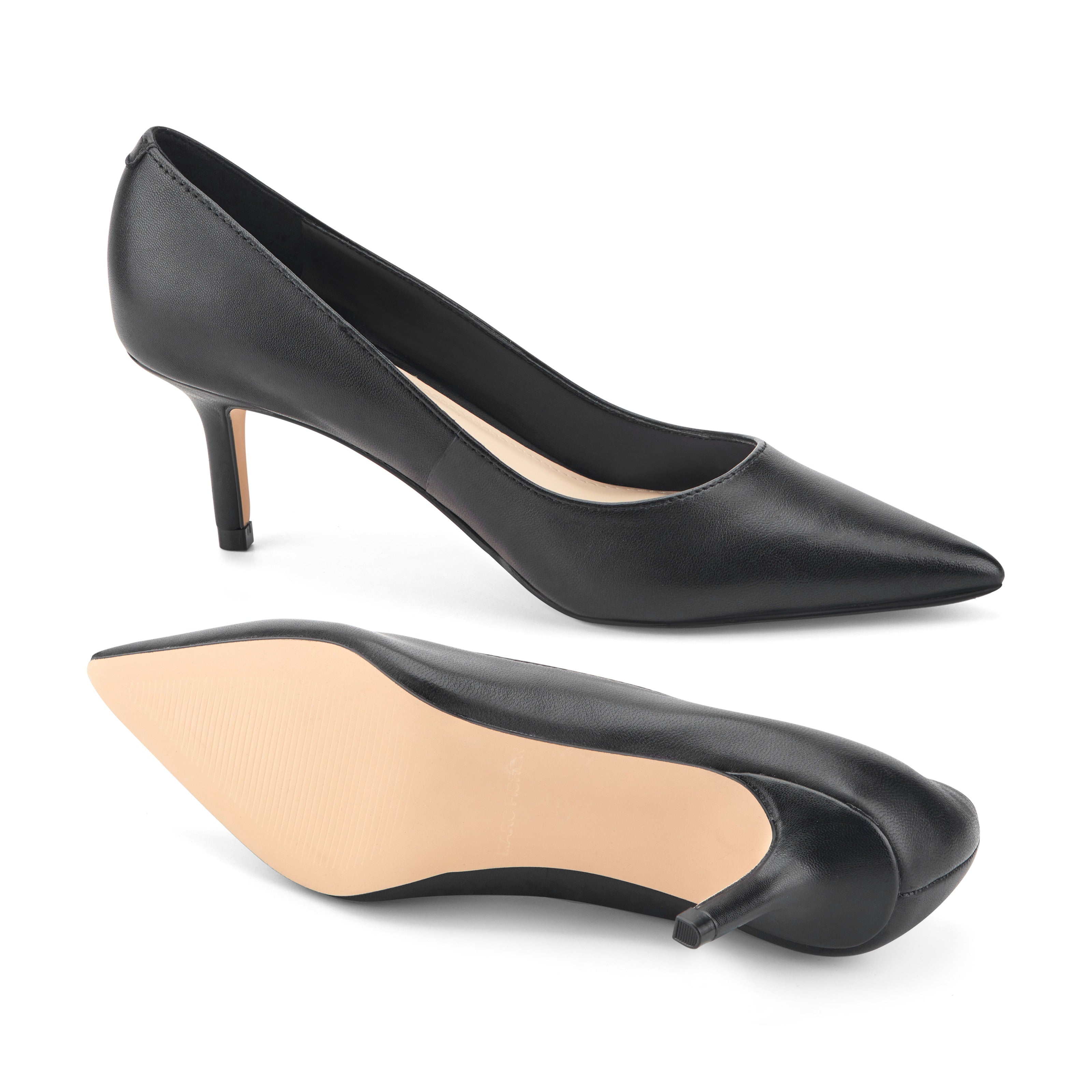 Women's Alola Pump - Black Leather | Marc Fisher Footwear