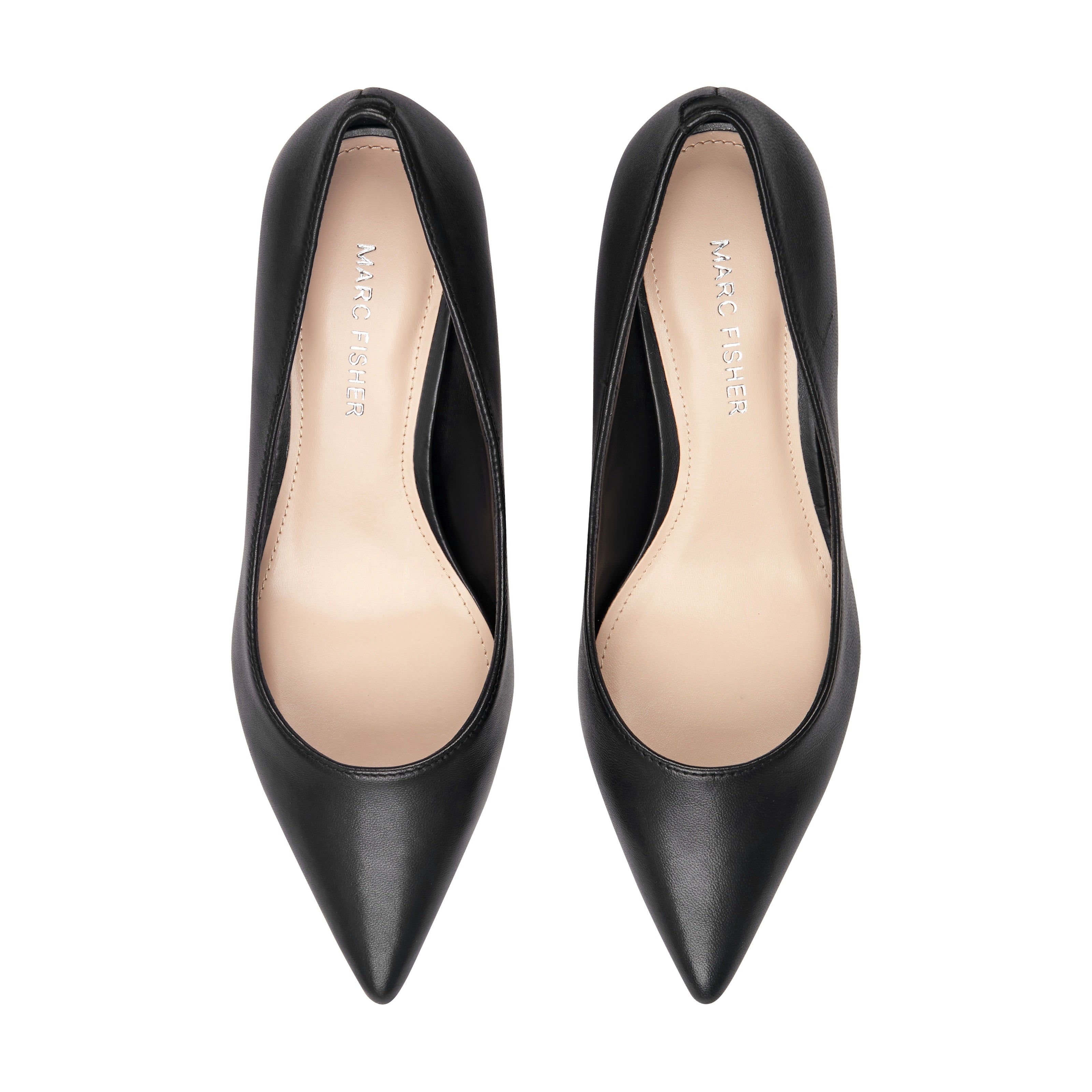 Women's Alola Pump - Black Leather | Marc Fisher Footwear