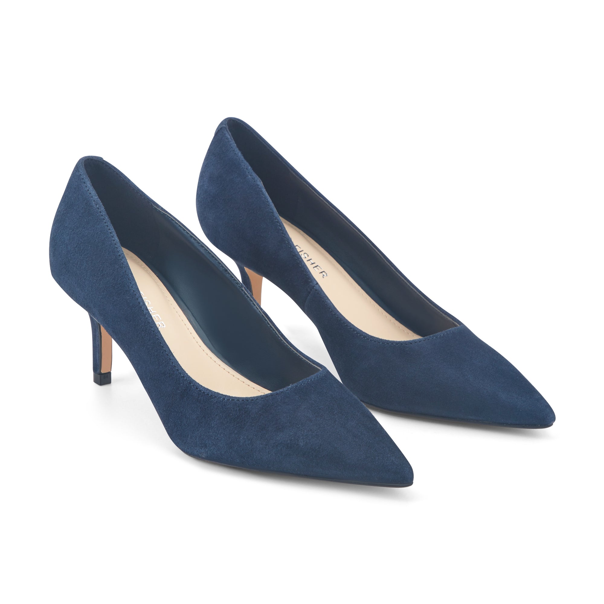 Women's Alola Pump - Dark Blue Suede | Marc Fisher Footwear Women's Alola Pump - Dark Blue Suede | Marc Fisher Footwear