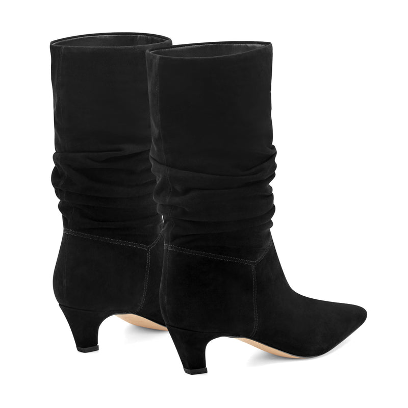 Dalores Leather Slouch Bootie