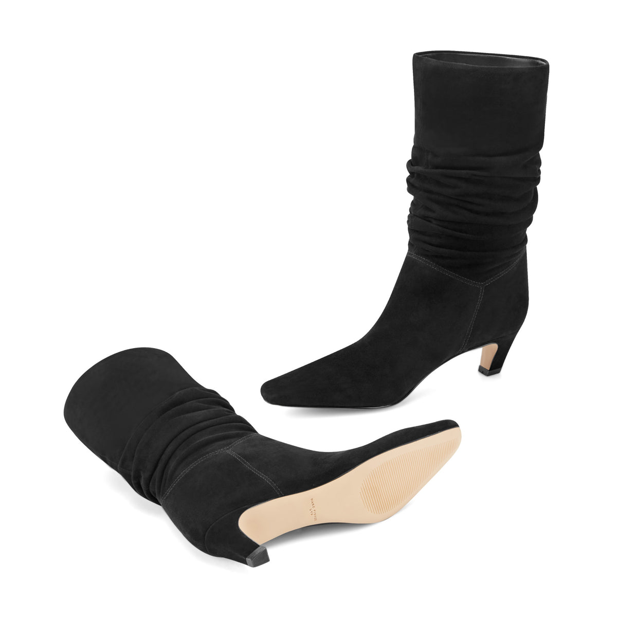 Dalores Leather Slouch Bootie