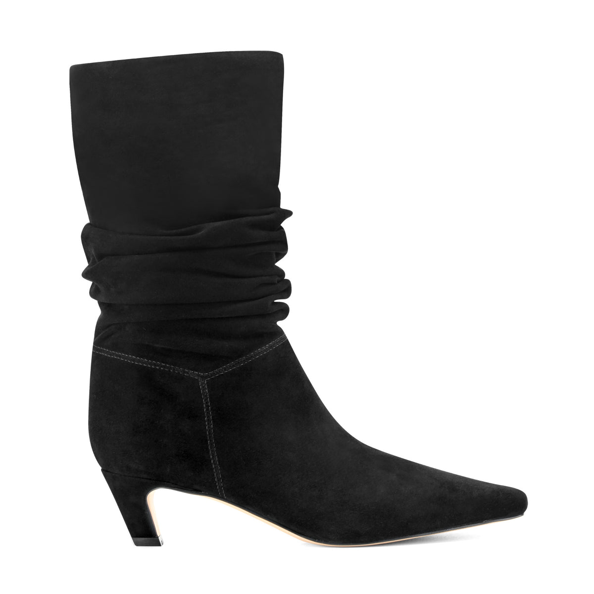 Dalores Leather Slouch Bootie