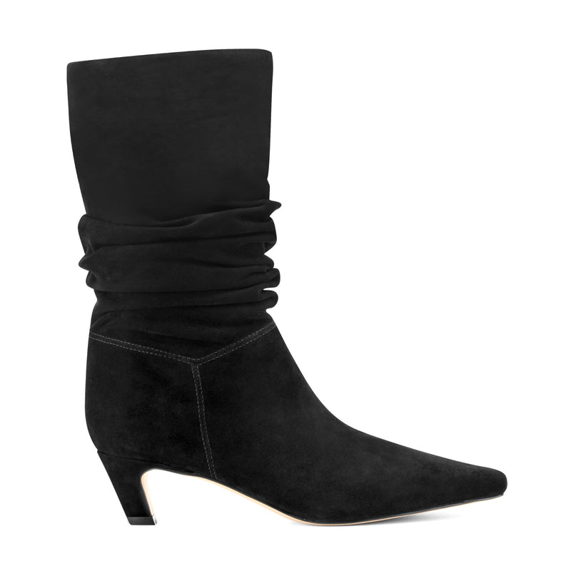 Dalores Leather Slouch Bootie