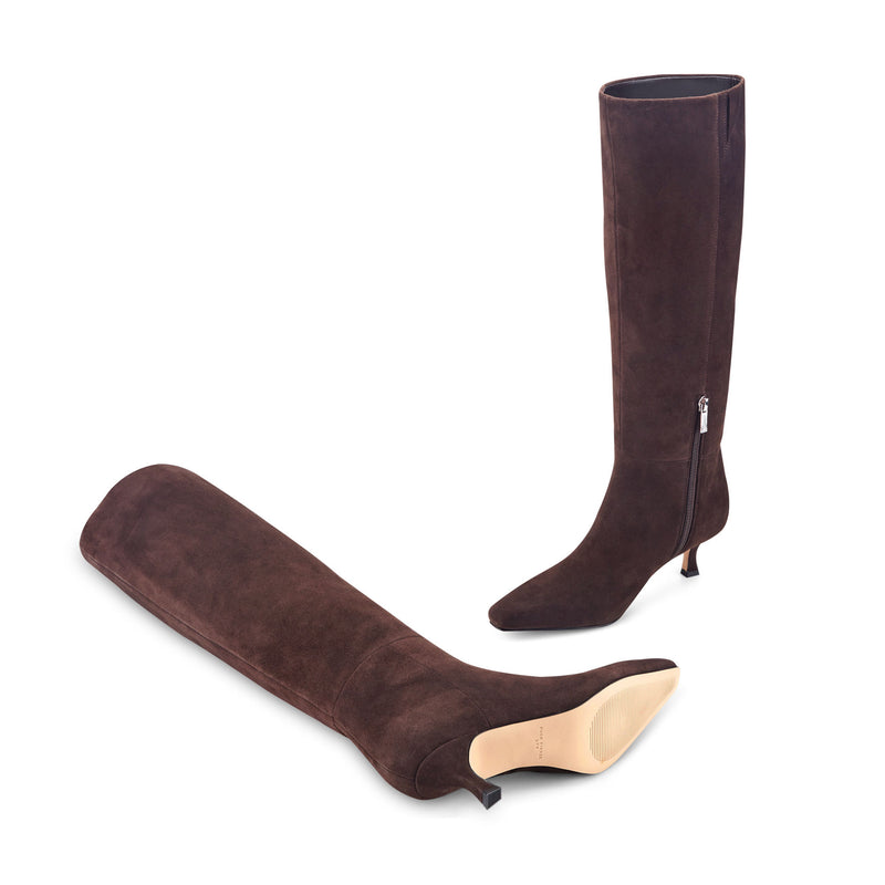Kaisley Leather Knee High Boot