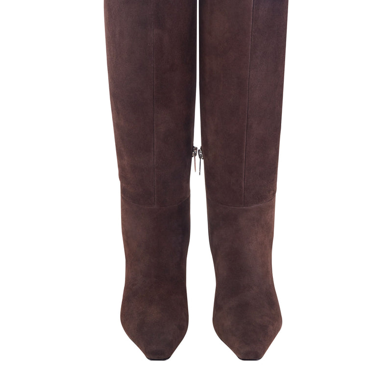 Kaisley Leather Knee High Boot