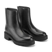 Shylina Leather Lug Sole Bootie