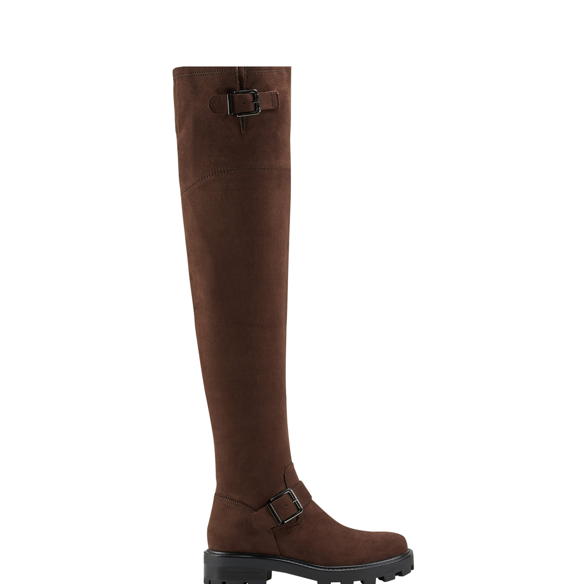 Ganven Lug Sole Over The Knee Boot