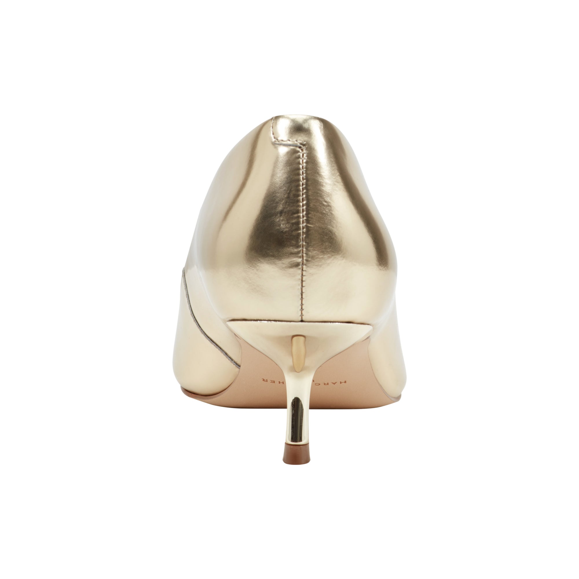 Calynna Leather Kitten Heel Pump
