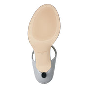 Alonde Leather Heeled Slide Sandal