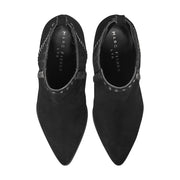 Alvira Leather Western Ankle Bootie