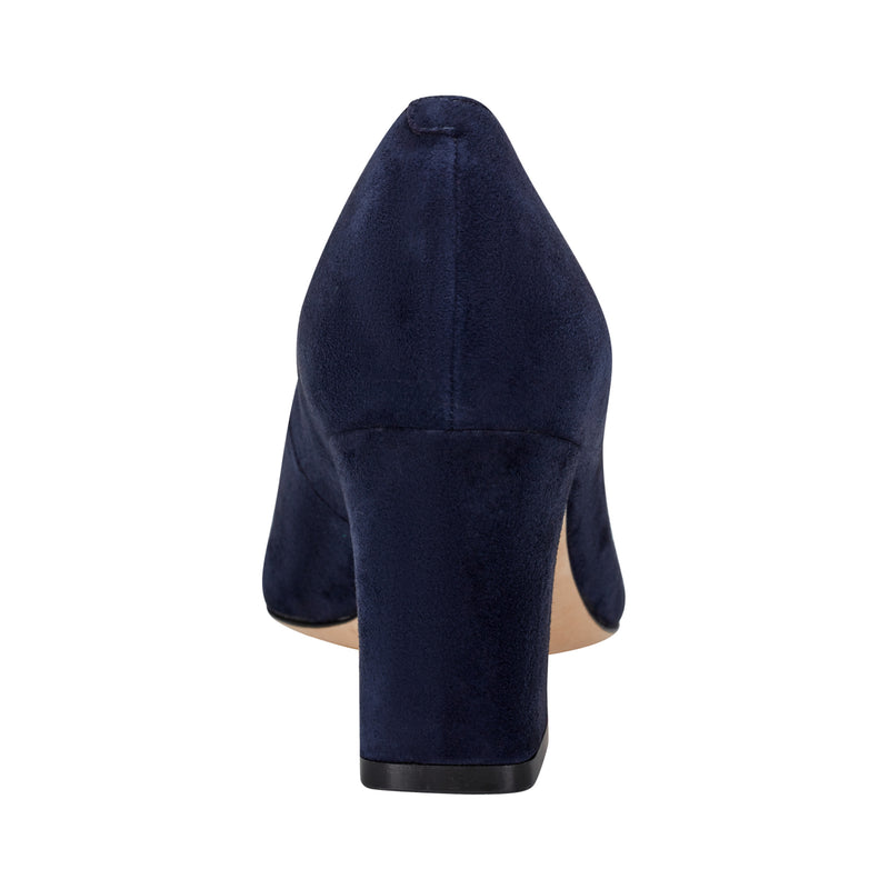 Zala Block Heel Pointy Toe Pump