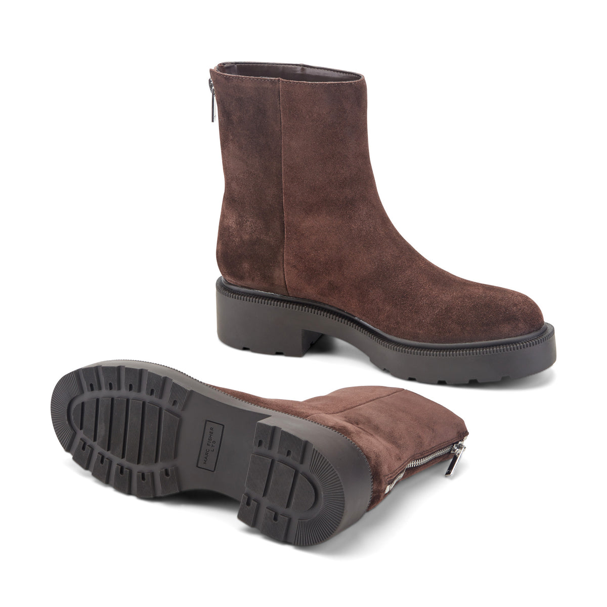 Shylina Leather Lug Sole Bootie
