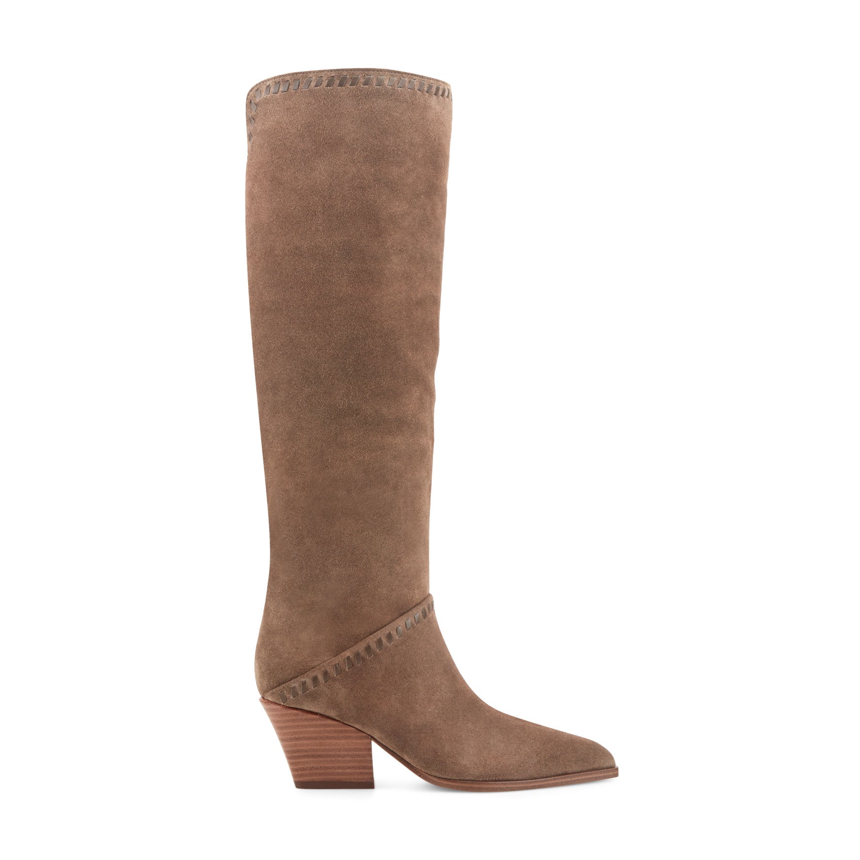 Tayla Block Heel Leather Boot
