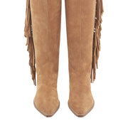 Anirey Leather Fringe Boot