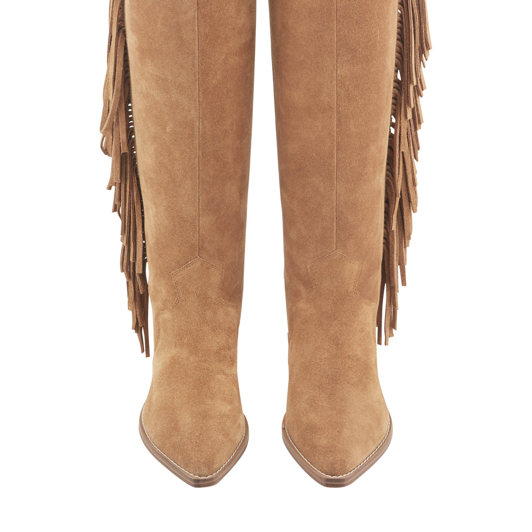 Anirey Leather Fringe Boot