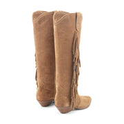 Anirey Leather Fringe Boot