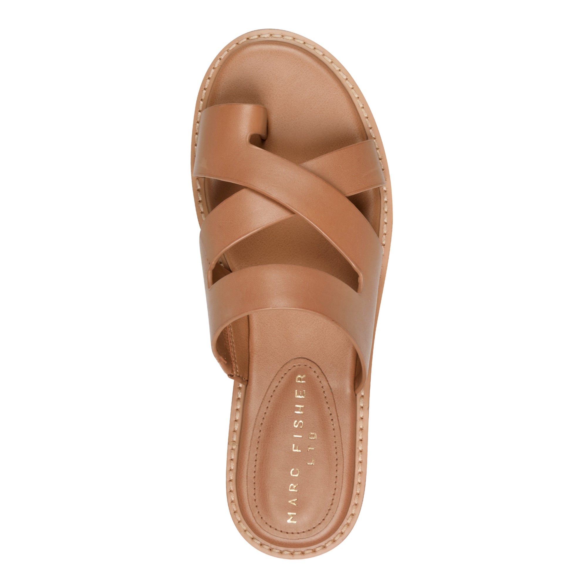 Genella Flat Leather Sandal