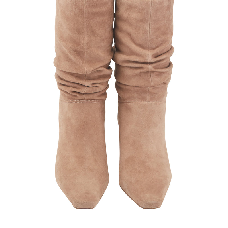 Dalores Leather Slouch Bootie
