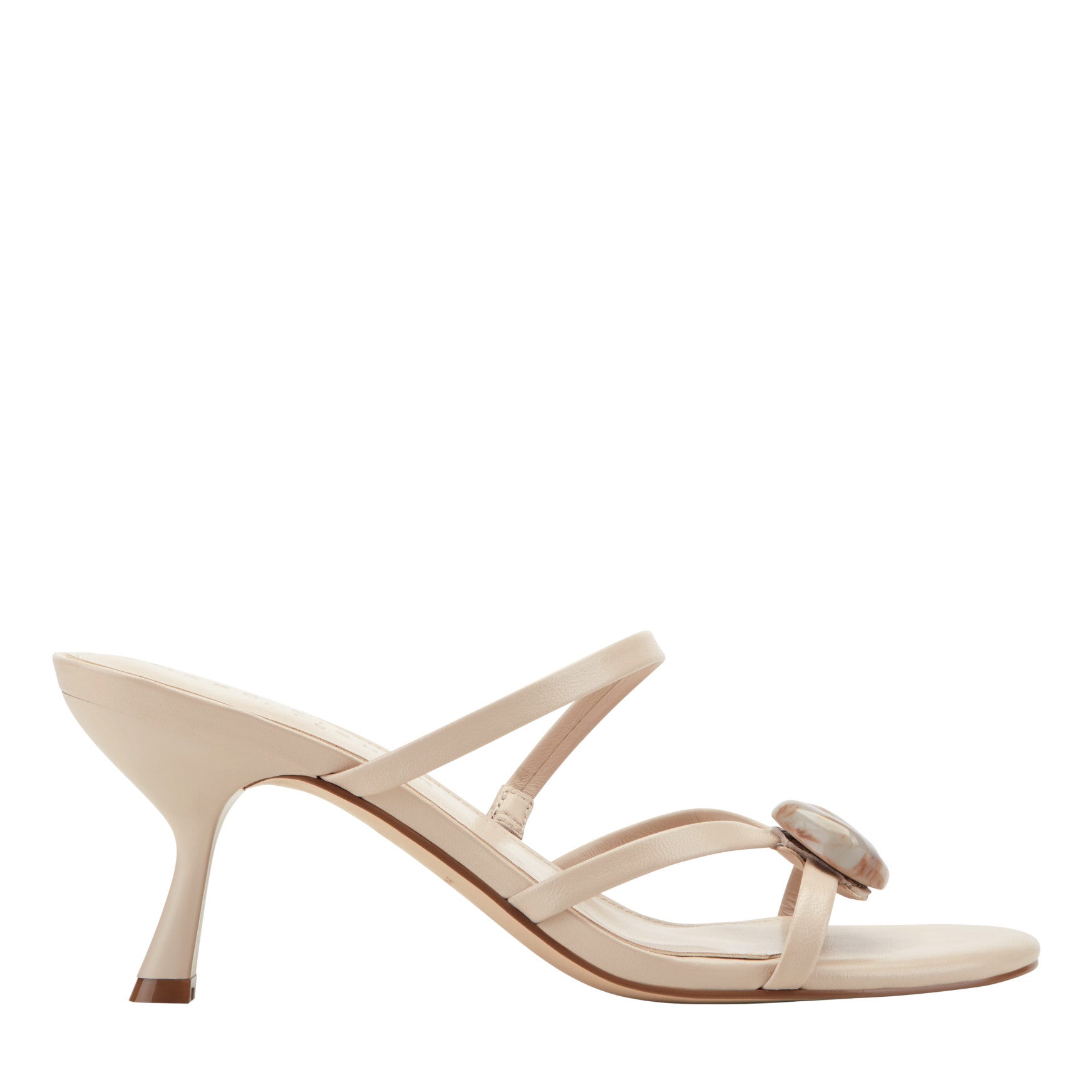 Natesa Leather Embellished Sandal