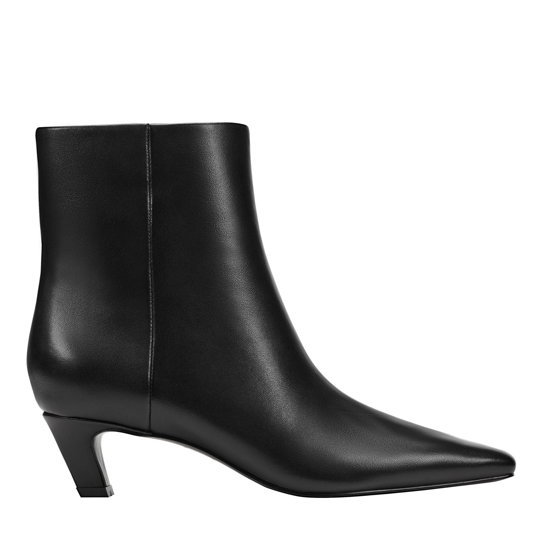 Danai Kitten Heel Leather Ankle Bootie