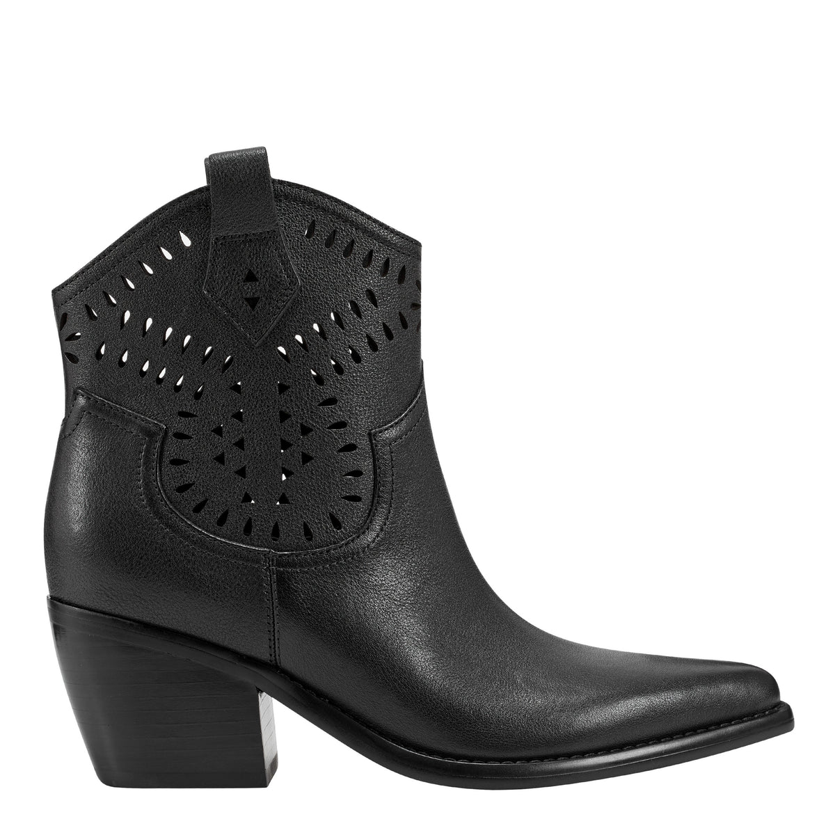 Elyma Perferated Western Bootie