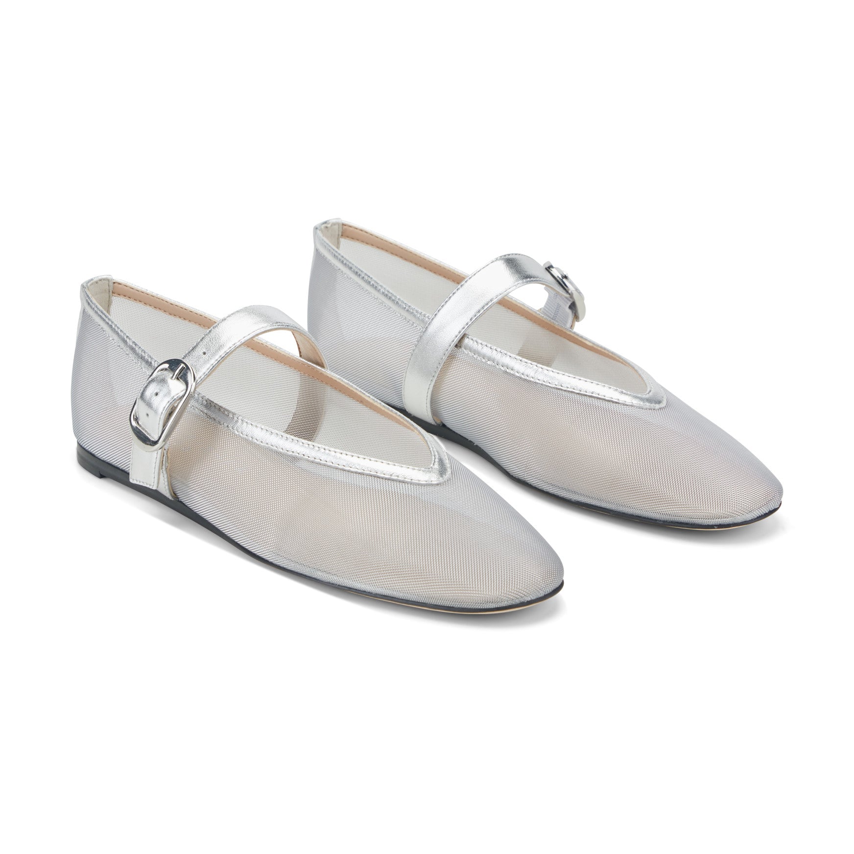 Godina Mesh Mary Jane Ballet Flat