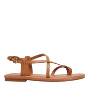 Gerty Strappy Leather Flat Sandal