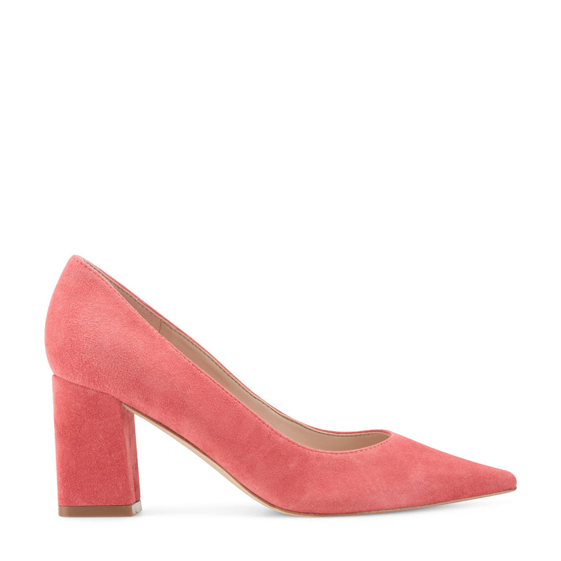 Zala Block Heel Pointy Toe Pump