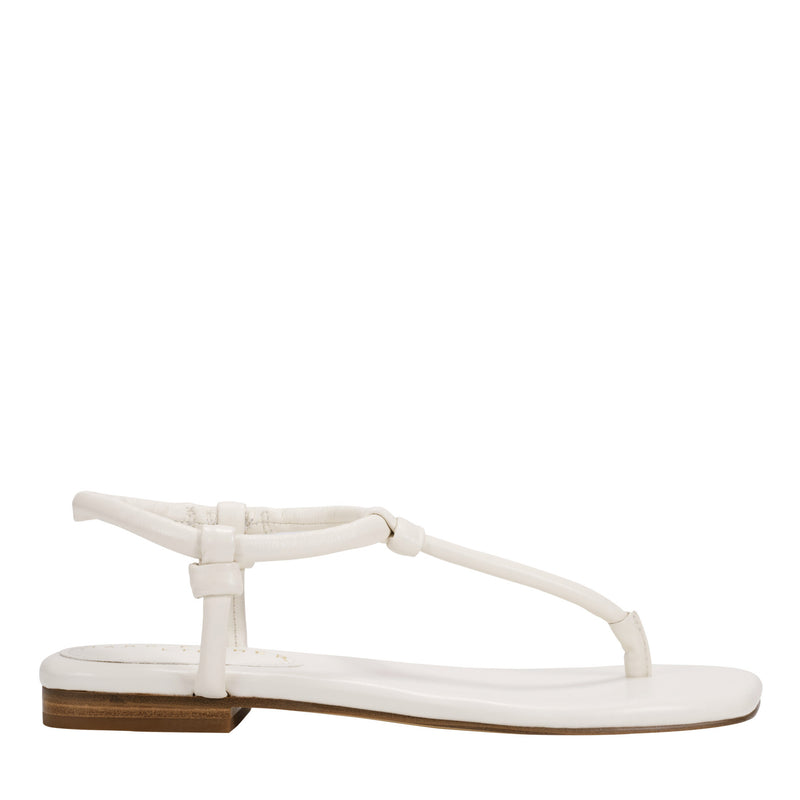 Maycee Thong Flat Leather Sandal