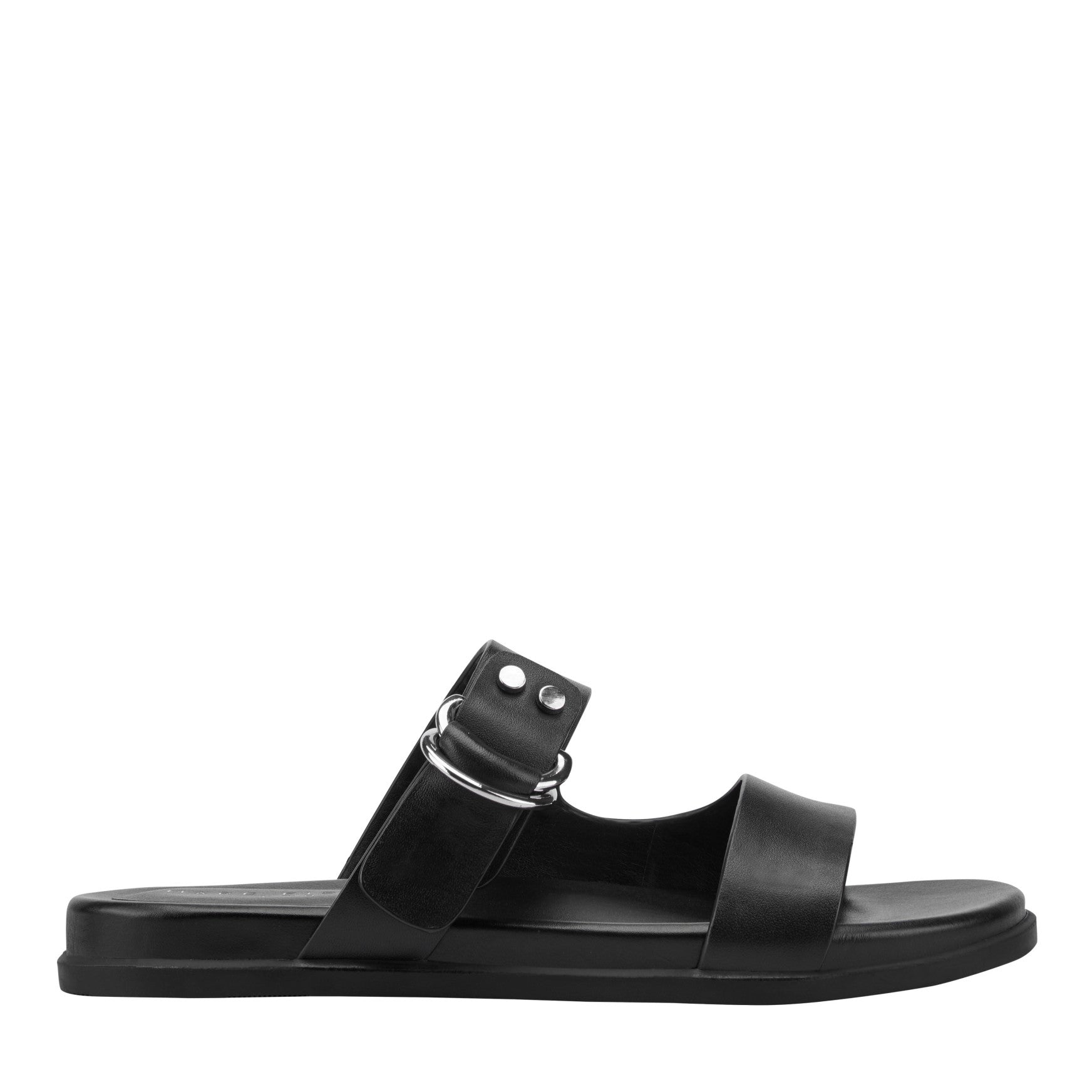 Gia Flat Leather Sandal
