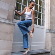 Adia Leather Thong Sandal