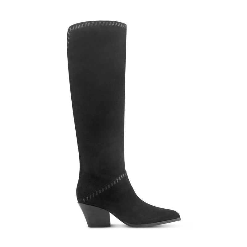 Tayla Block Heel Leather Boot