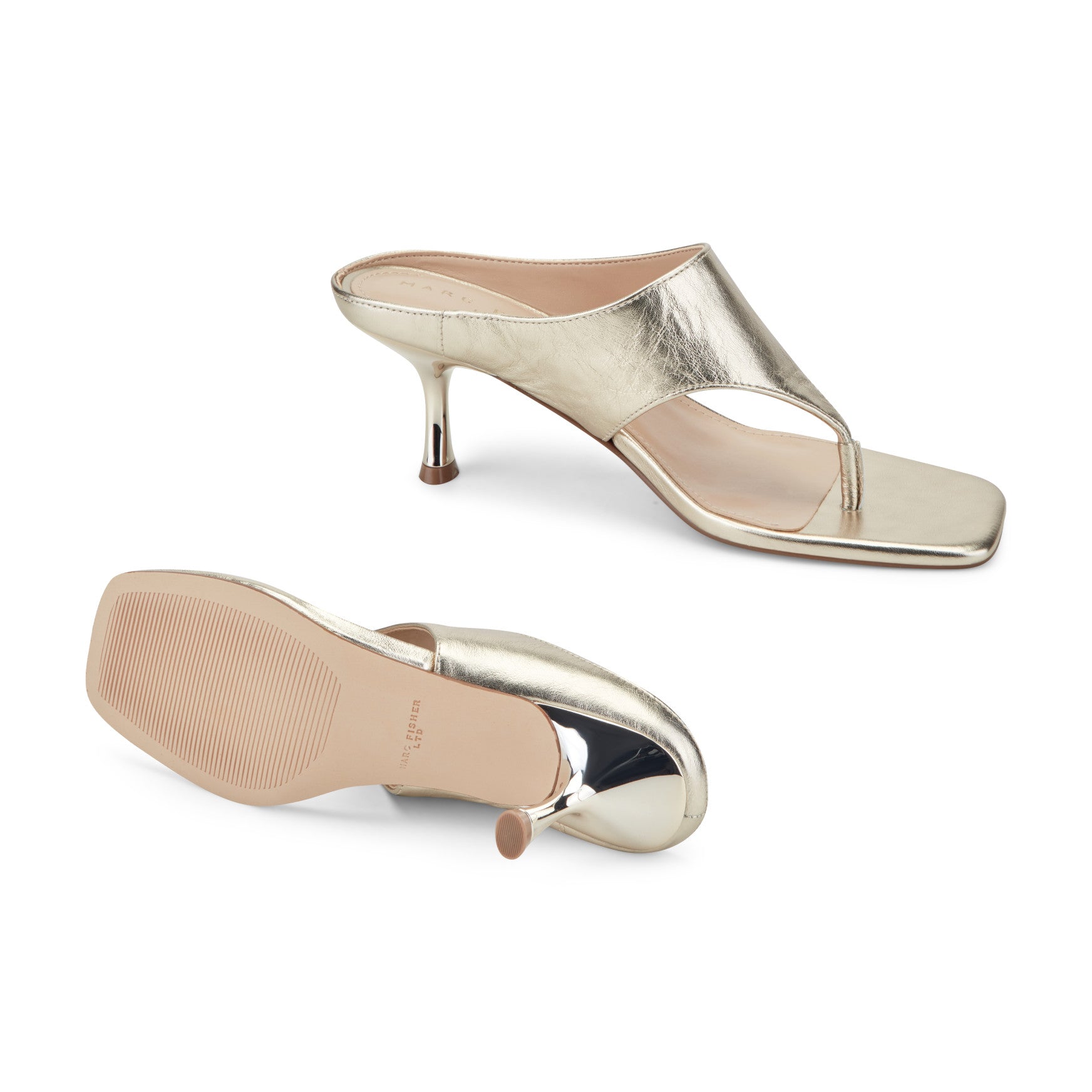 Adia Leather Thong Sandal