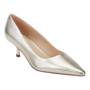 Calynna Leather Kitten Heel Pump