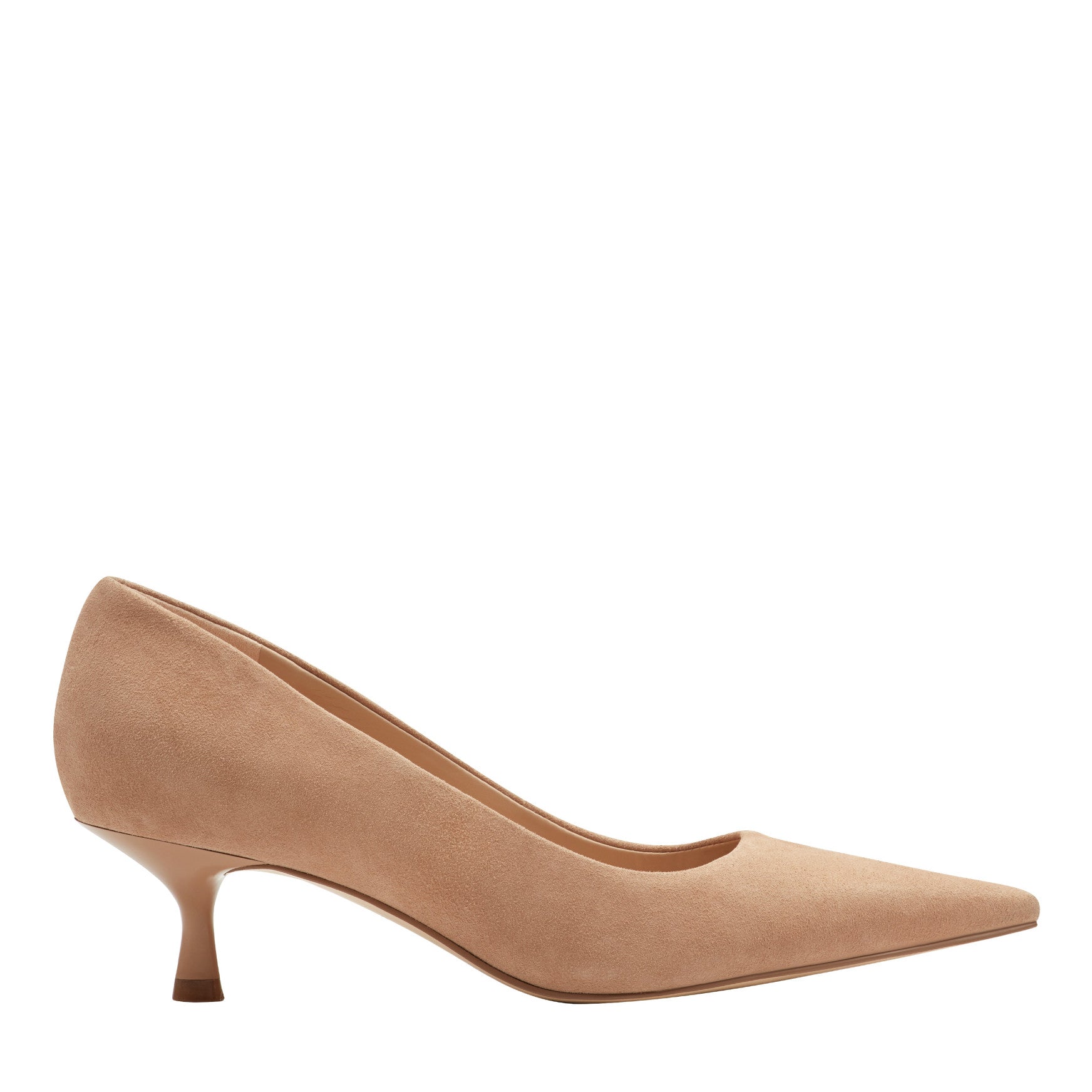 Calynna Leather Kitten Heel Pump