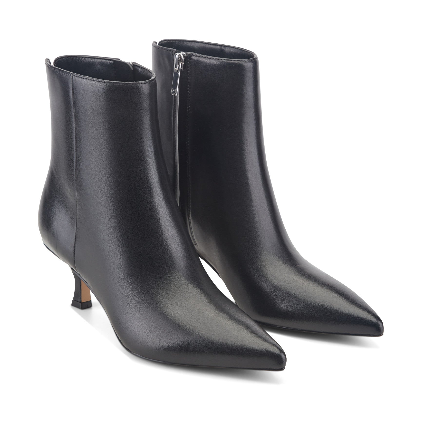 Francy Kitten Heel Leather Bootie