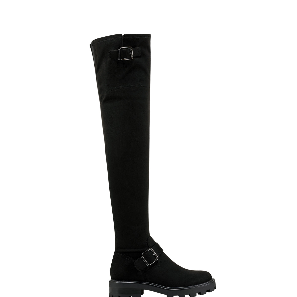 Ganven Lug Sole Over The Knee Boot