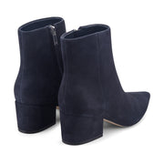Alfie Block Heel Leather Ankle Bootie