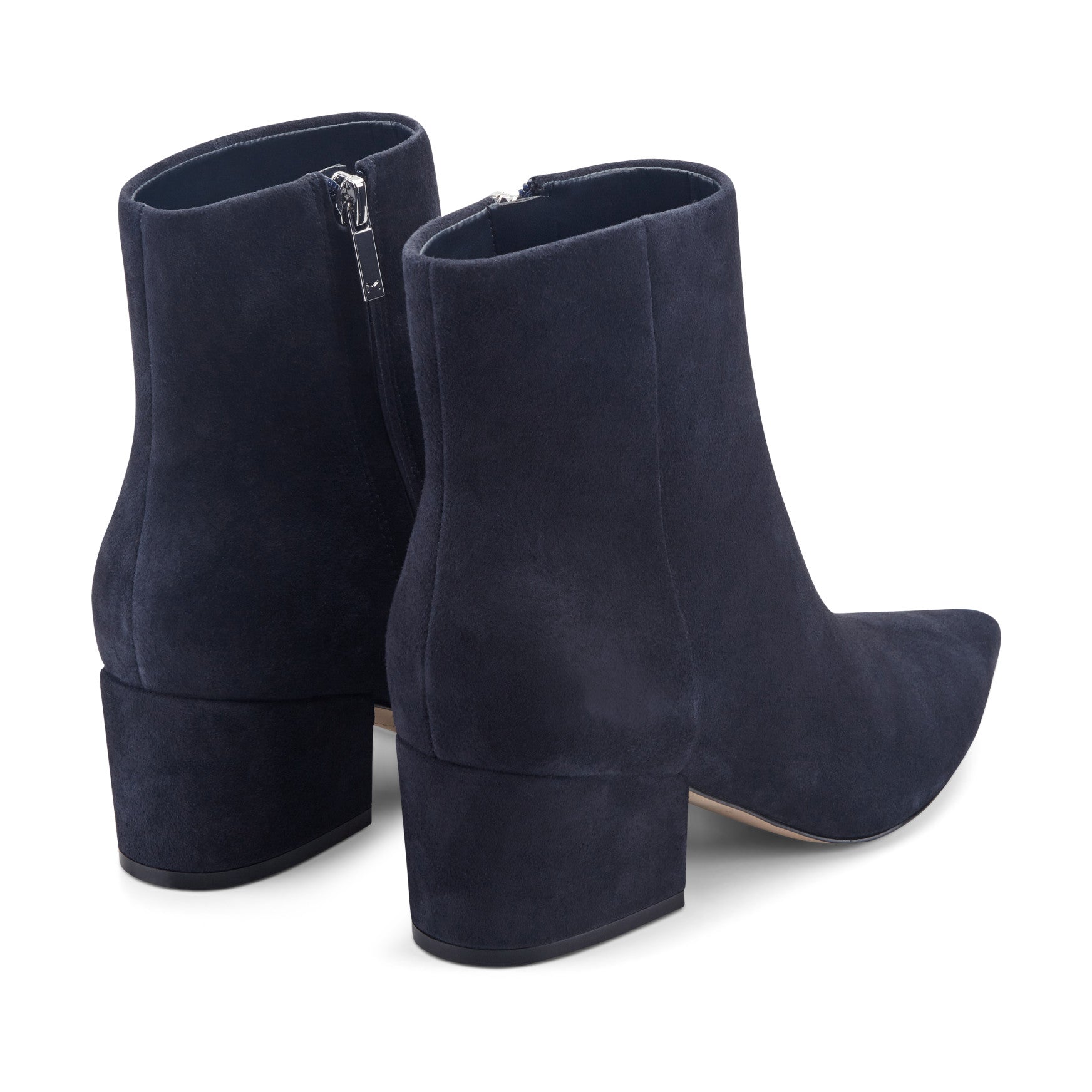 Alfie Block Heel Leather Ankle Bootie