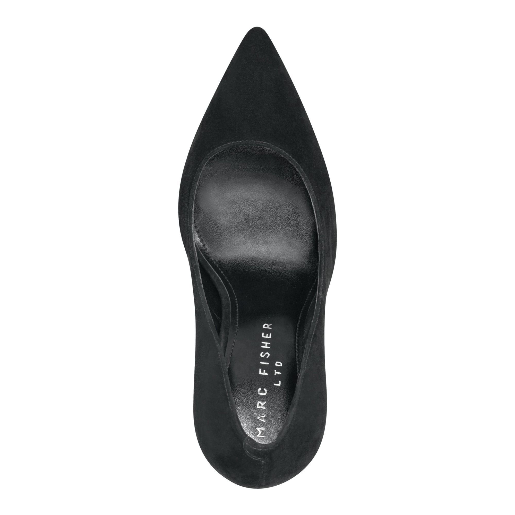 Abilene Leather Block Heel Pointy Toe Pump