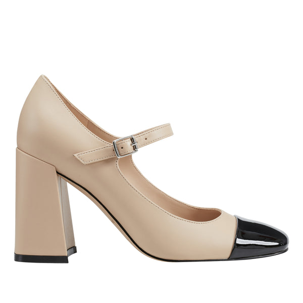 Marc Fisher Women's Delphy Heeled Sandals - Slip-On Square Toe Dress Sandals With Bow Detail, 2.48" Heel