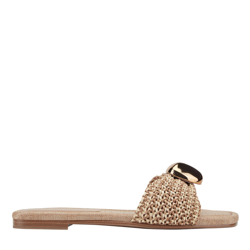 Nalena Flat Slide Sandal