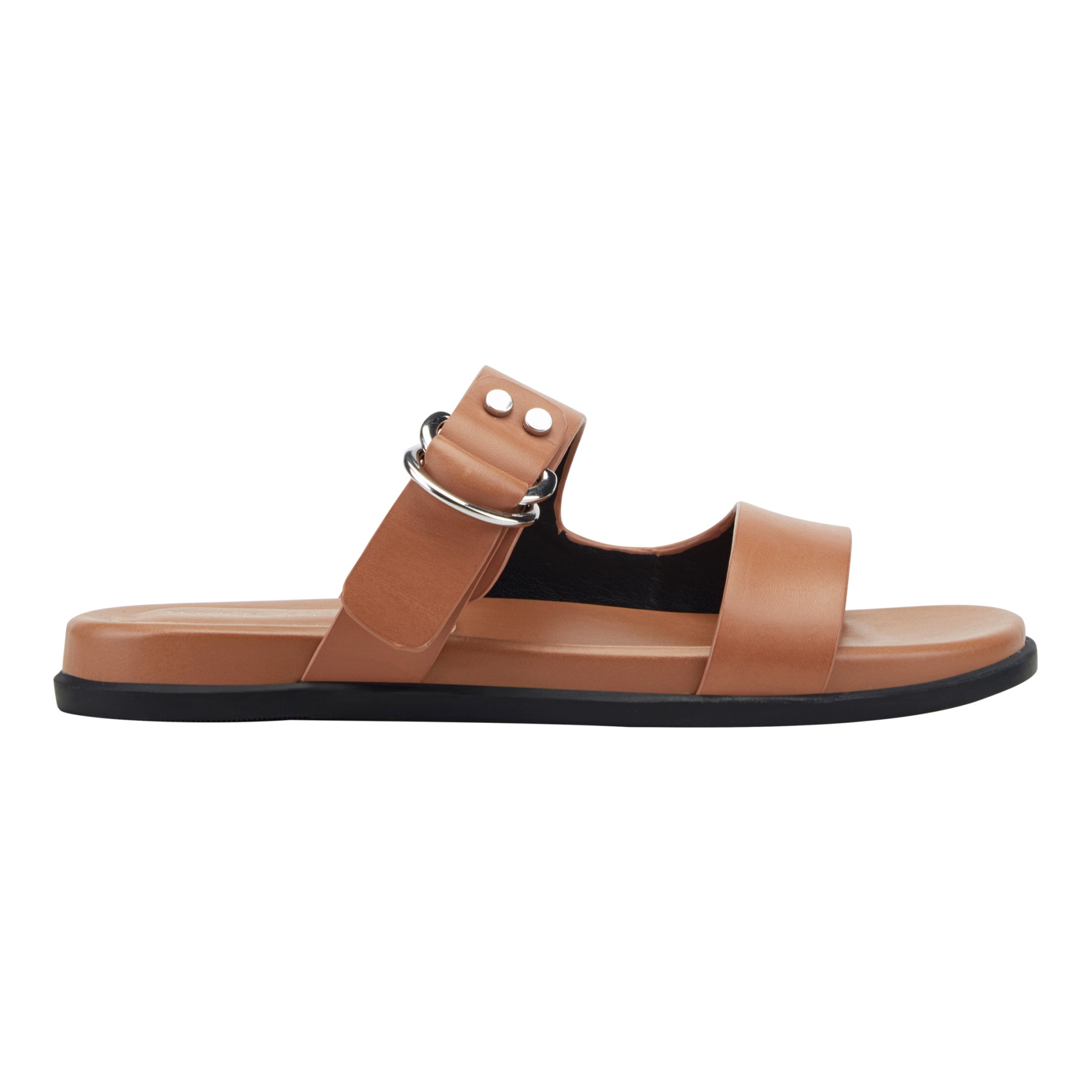 Gia Flat Leather Sandal