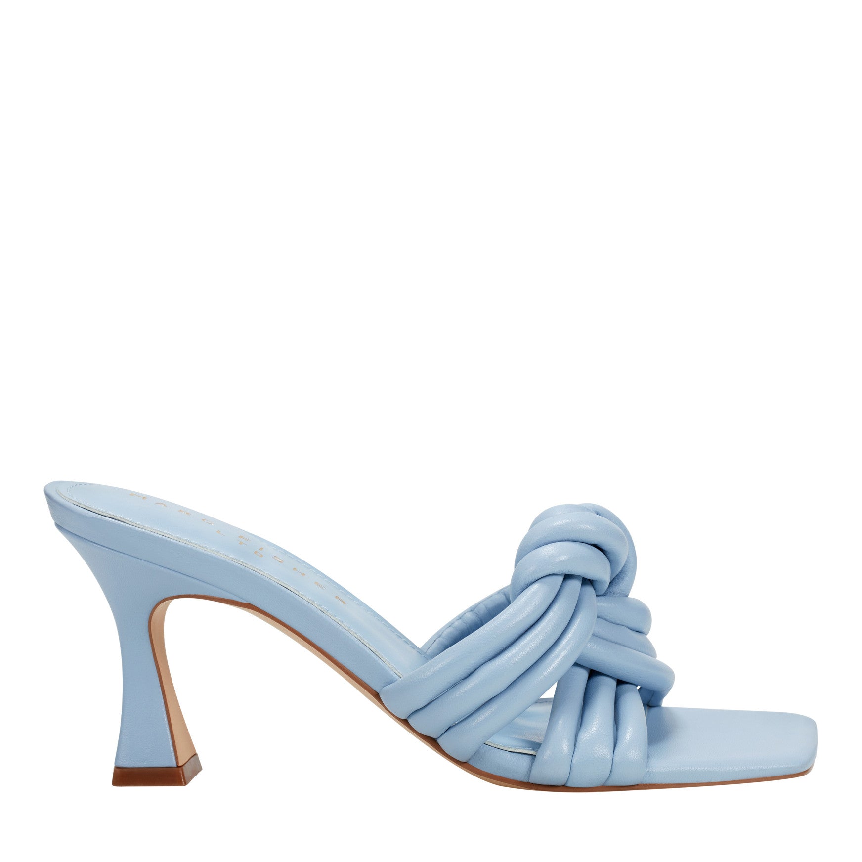 Dru Knotted Leather Slide Sandal