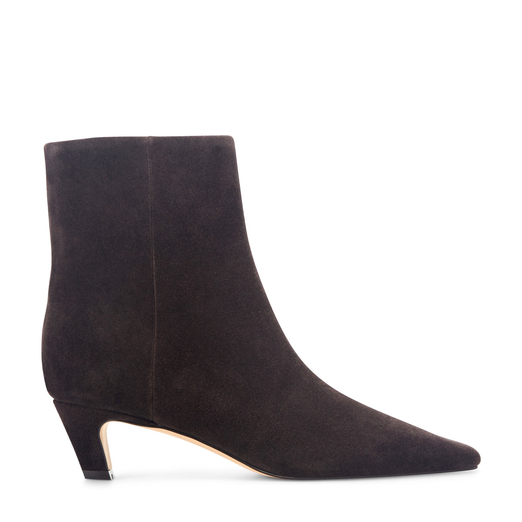 Danai Kitten Heel Leather Ankle Bootie