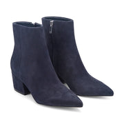 Alfie Block Heel Leather Ankle Bootie